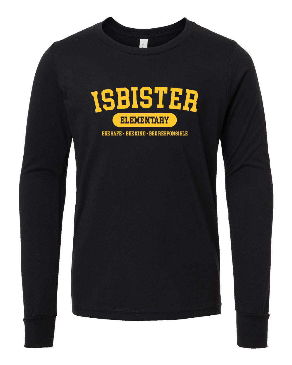 Isbister Motto Youth Long Sleeve Bella+Canvas 3501YCVC