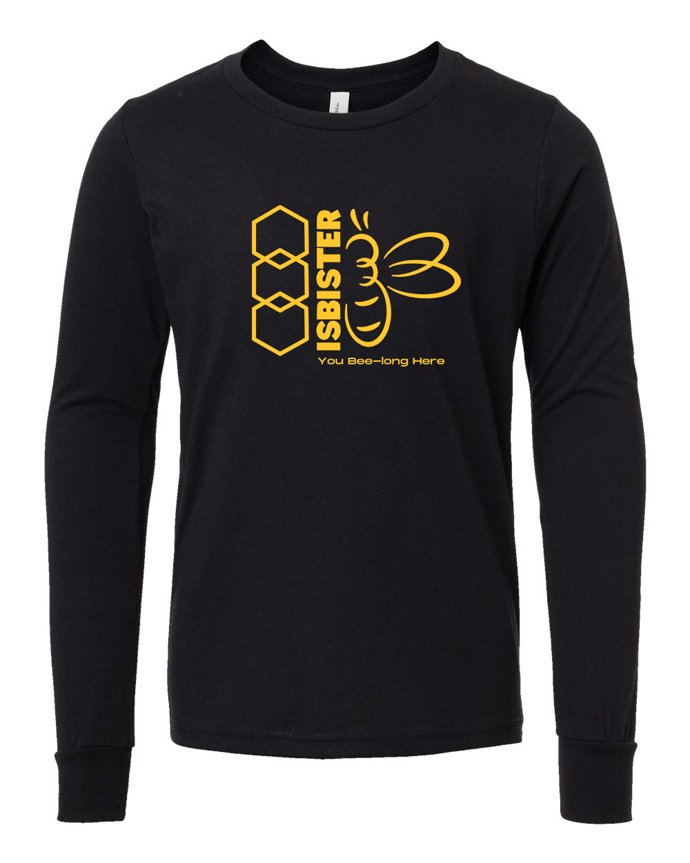 Isbister Beej-Long Here 2025 Youth Long Sleeve Bella+Canvas 3501YCVC