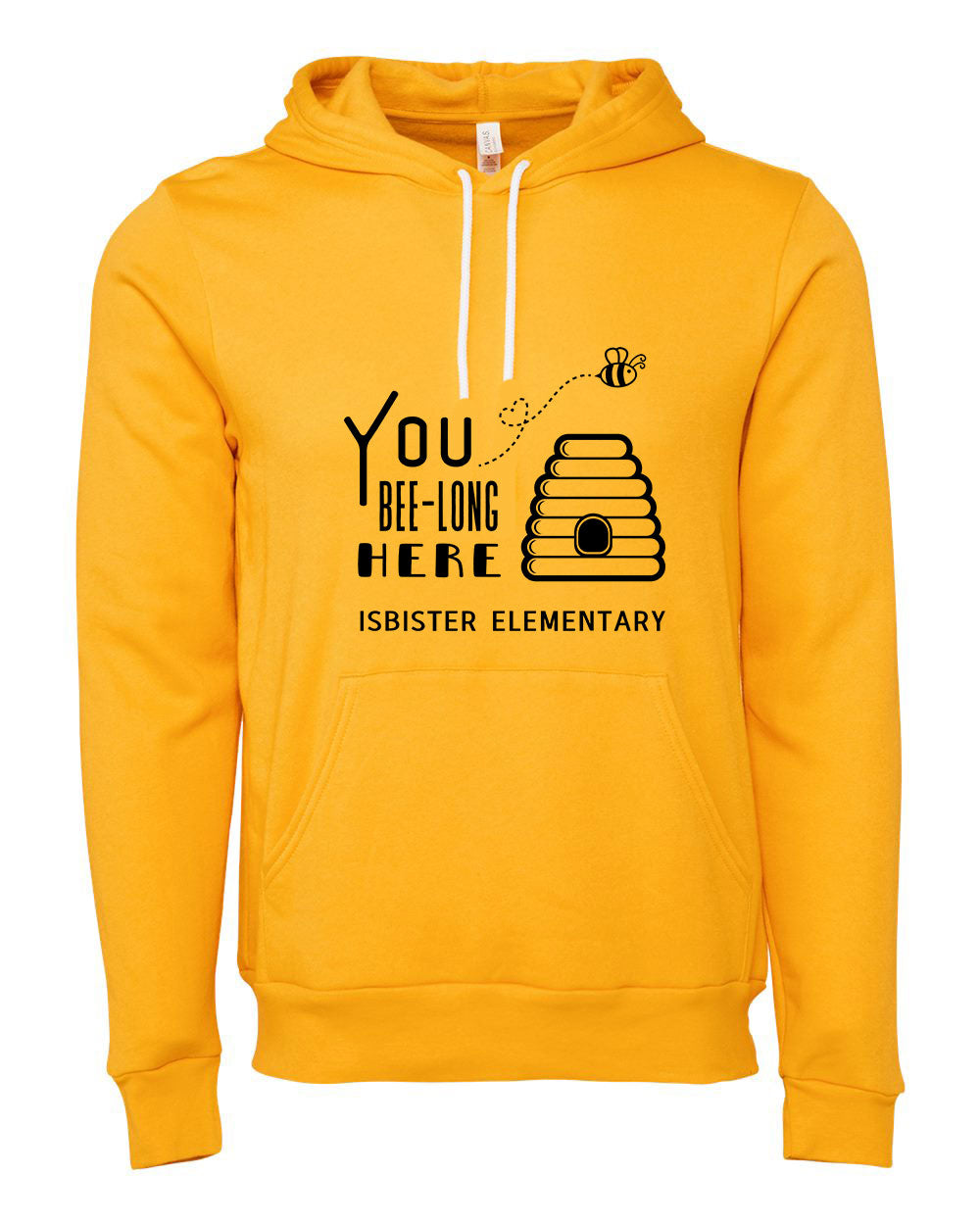 Isbister Bee-Long Here Adult Hoodie Bella+Canvas 3719