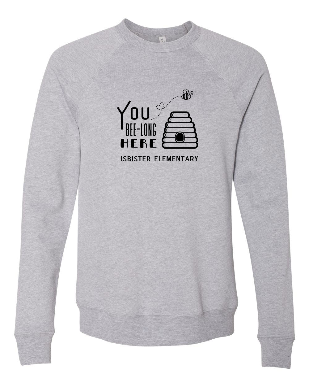 Isbister Bee-Long Here Adult Crewneck Bella+Canvas 3901