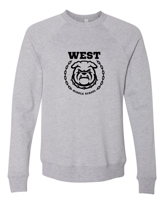 West Emblem Adult Crewneck Bella+Canvas 3901