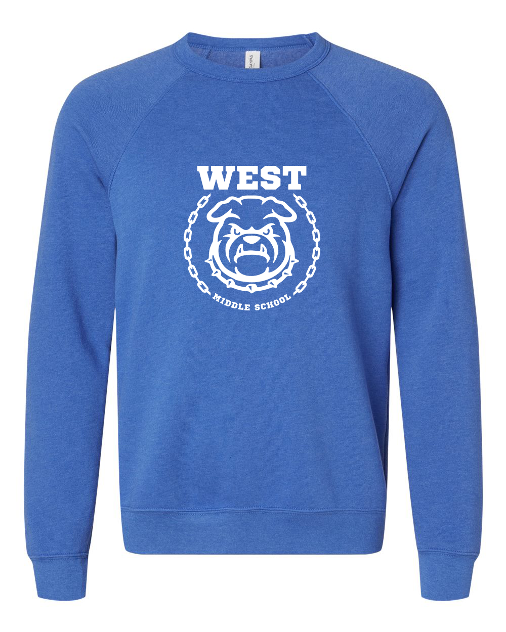 West Emblem Adult Crewneck Bella+Canvas 3901