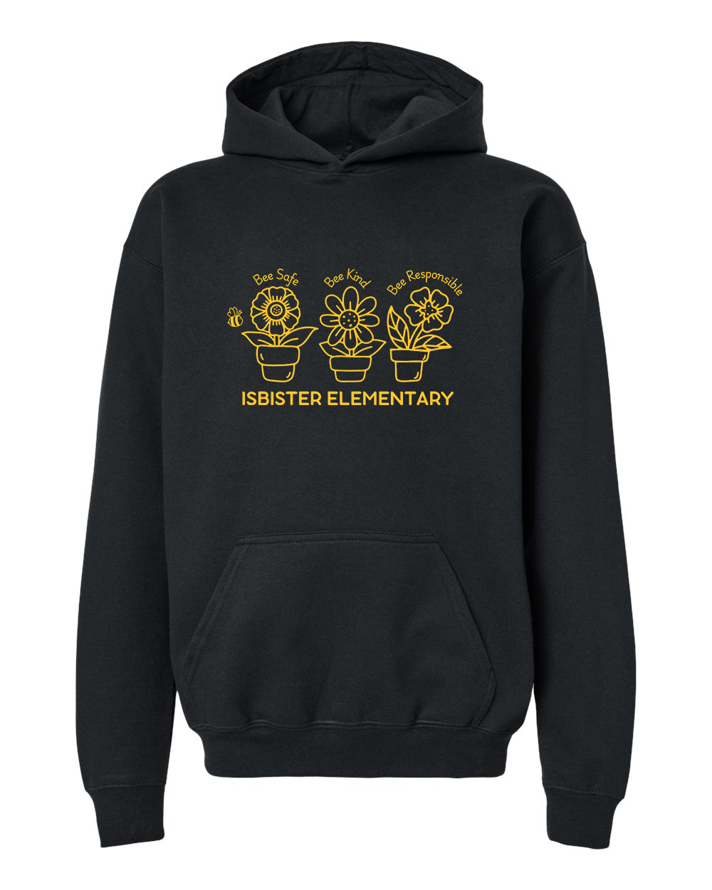 Isbister Motto 2025 Youth Hoodie Gildan SF500B