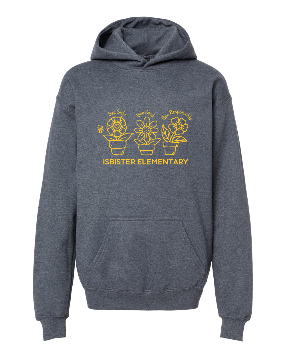 Isbister Motto 2025 Youth Hoodie Gildan SF500B