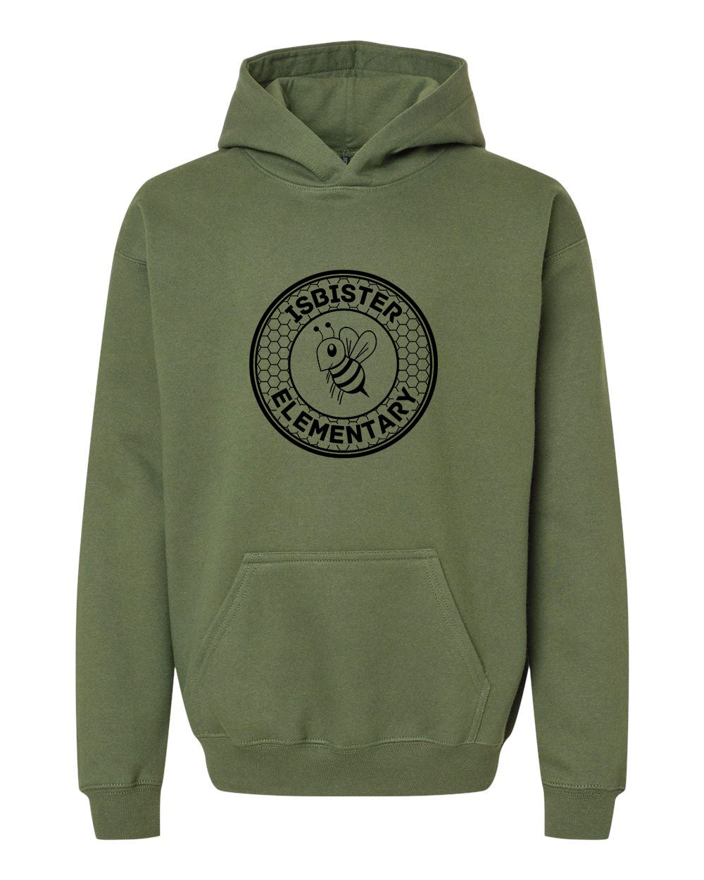 Isbister Emblem 2025 Youth Hoodie Gildan SF500B