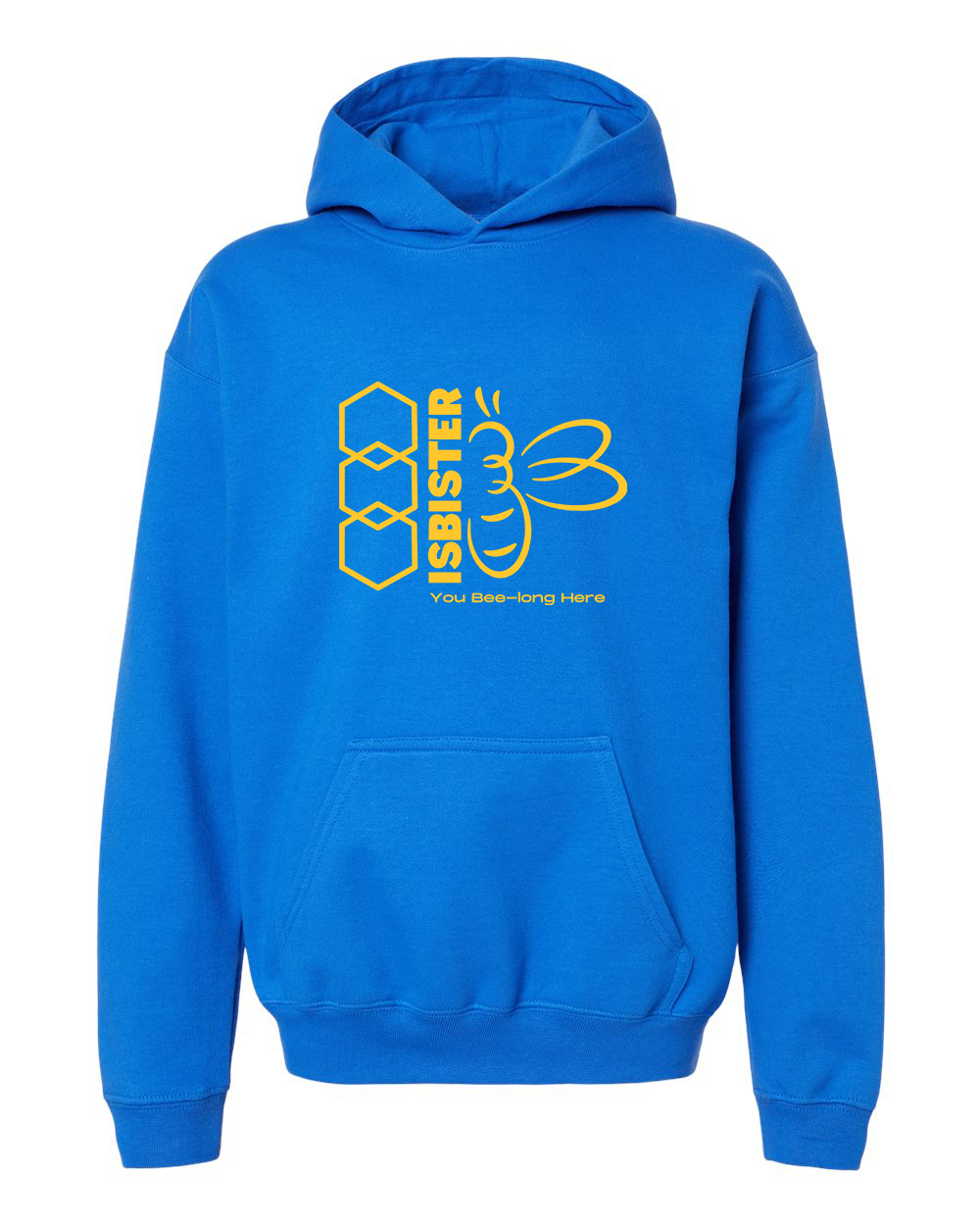 Isbister Bee-Long Here 2025 Youth Hoodie Gildan SF500B