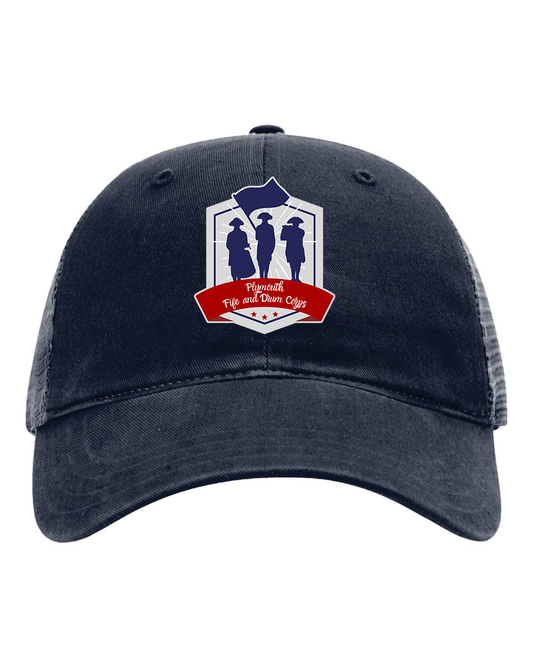 PFDC Hexagon Logo Richardson Garment-Washed Trucker Cap 111