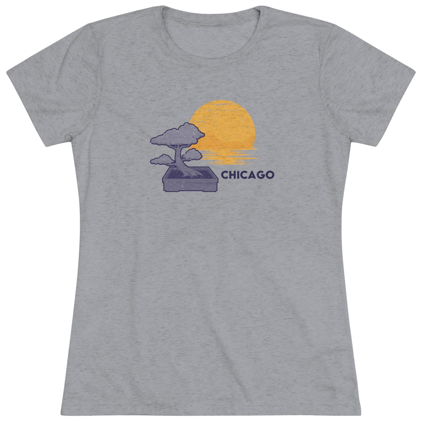 Chicago Bonsai Tree Women's Tri-blend T-shirt