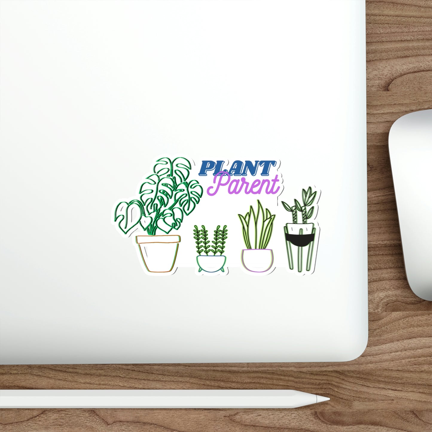 Plant Parent Die-Cut Stickers (color)