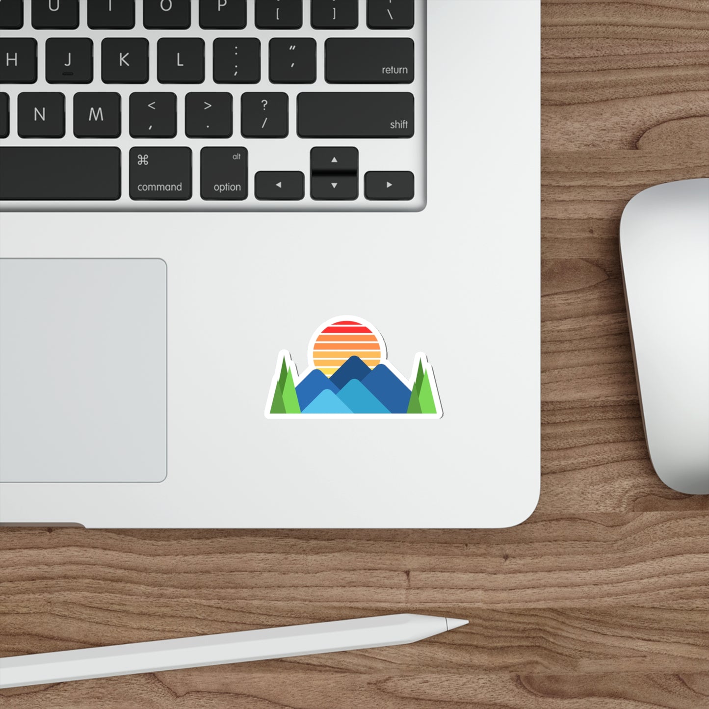 Blue Mountains Die-Cut Sticker