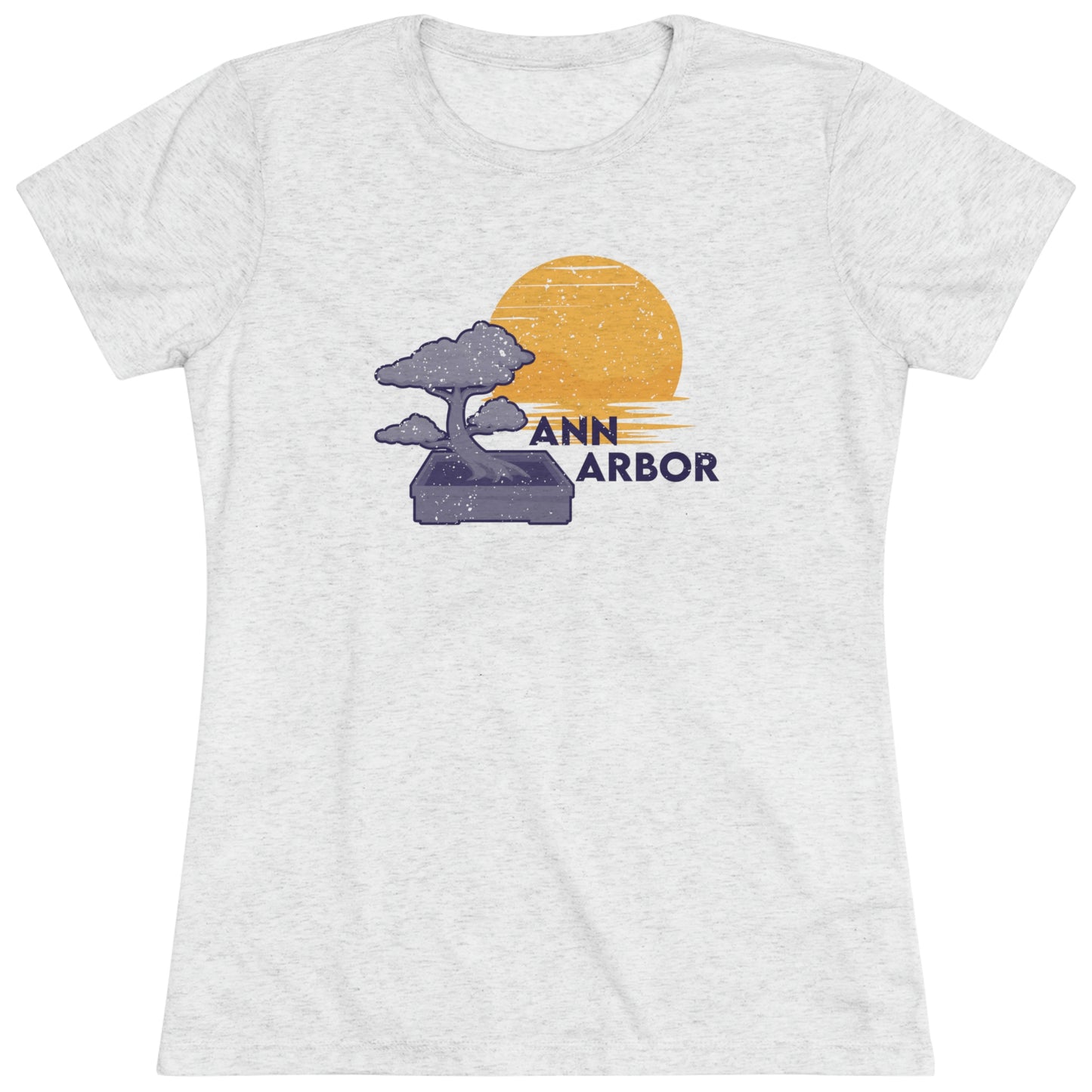 Ann Arbor Bonsai Tree Women's Tri-blend T-shirt