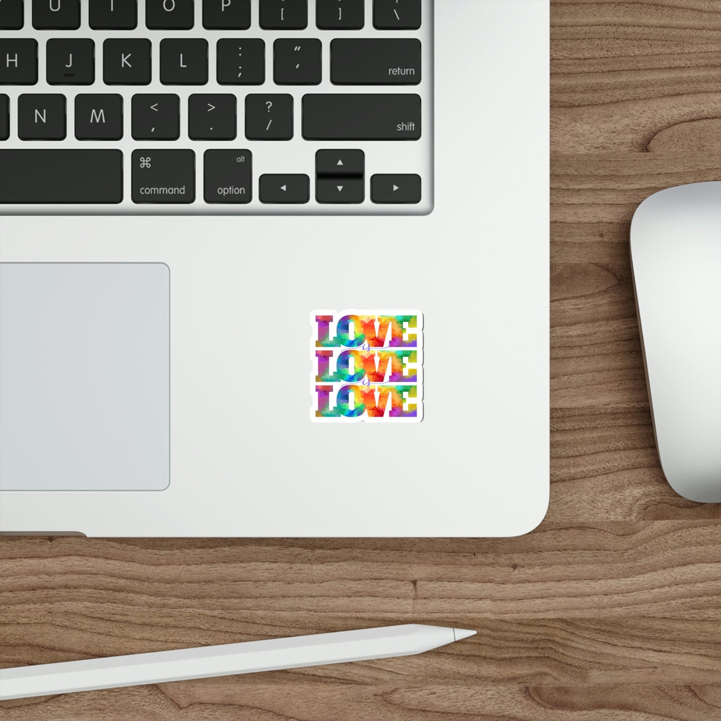 Love is Love is Love Die-Cut Stickers