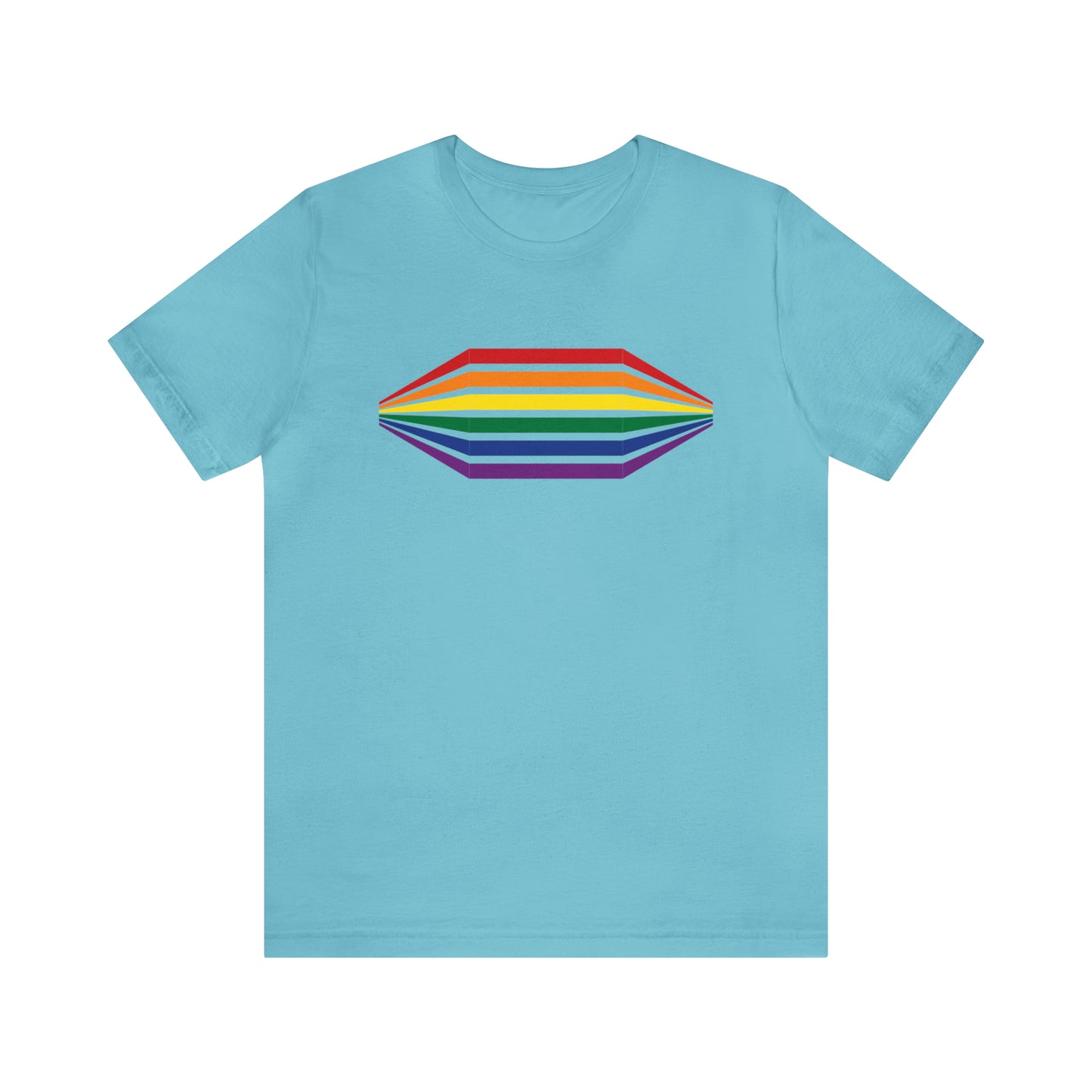 Geometric Rainbow Unisex T-shirt