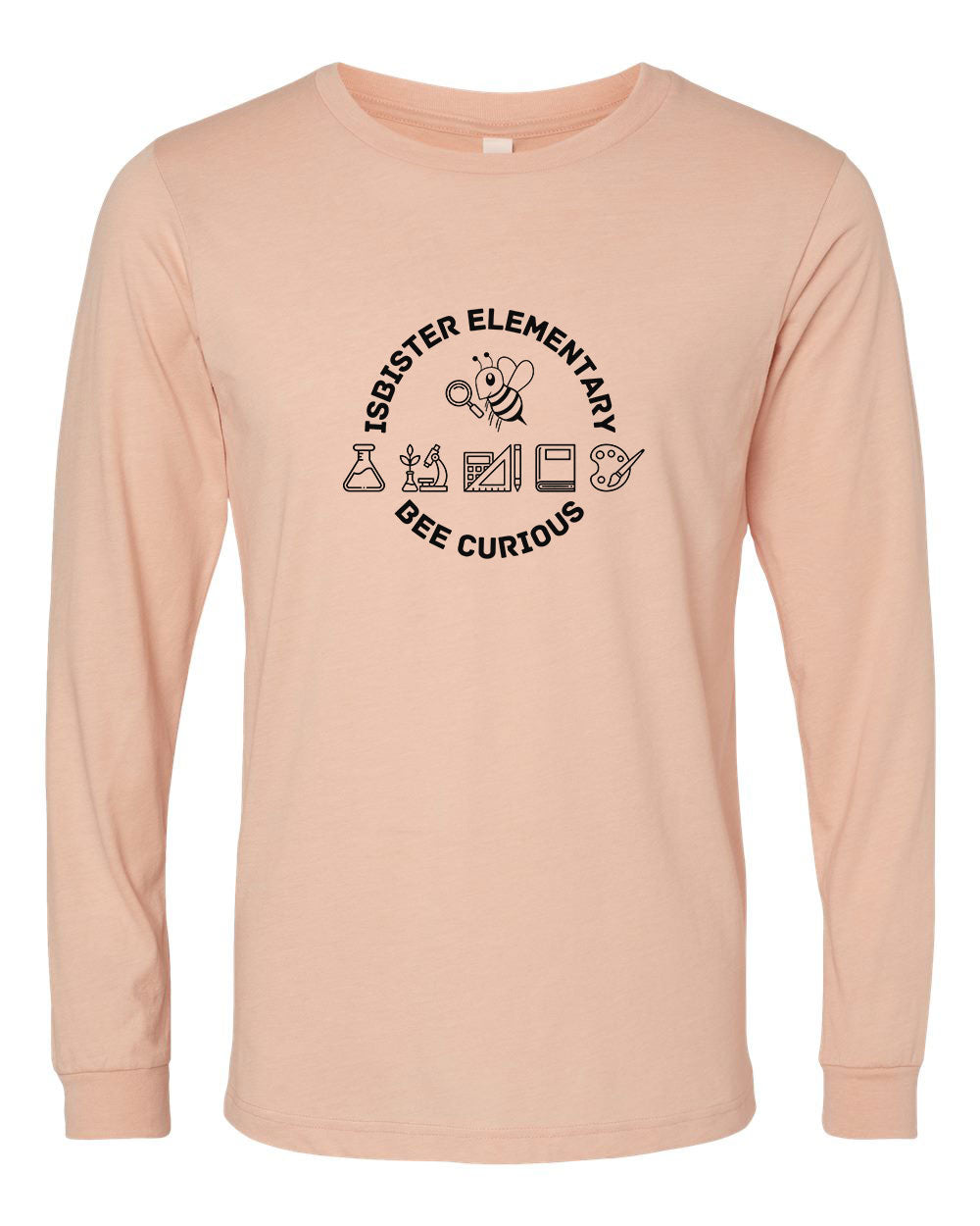 Isbister Bee Curious Adult Long Sleeve Bella+Canvas 3501CVC