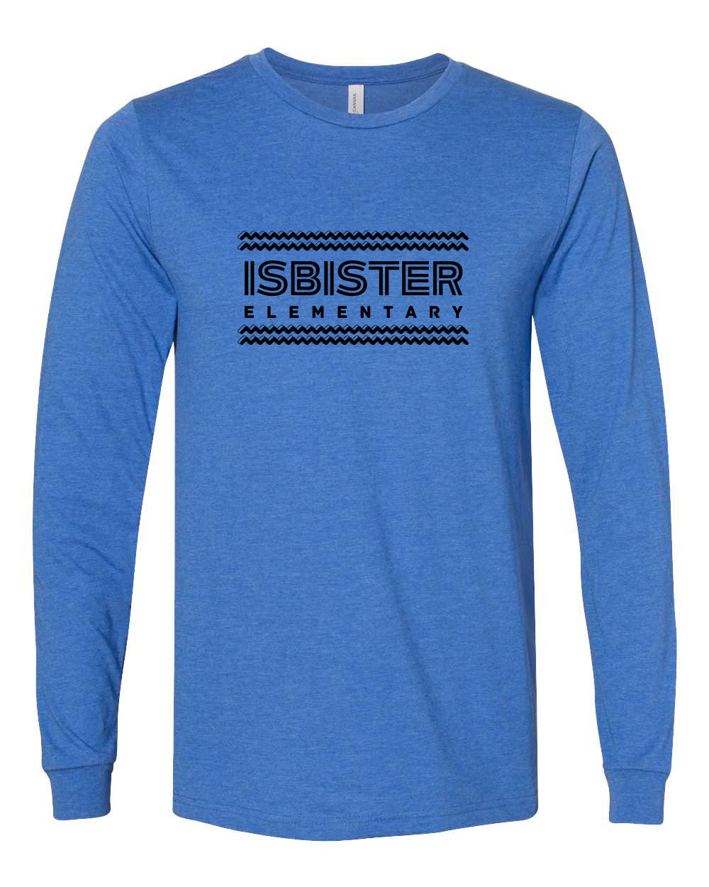 Isbister Retro Adult Long Sleeve Bella+Canvas 3501CVC