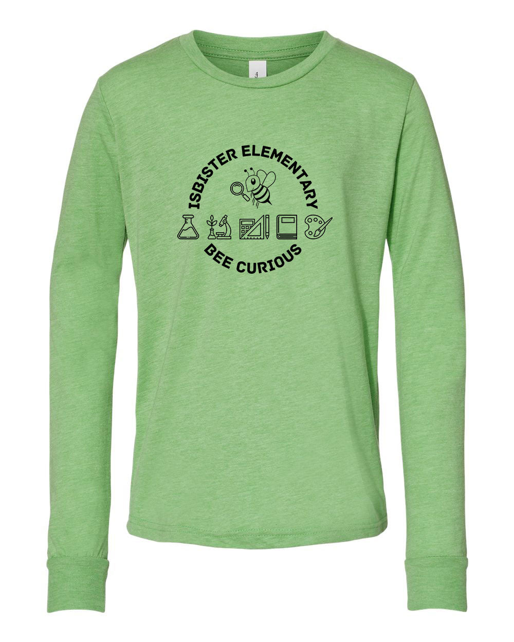 Isbister Bee Curious Youth Long Sleeve Bella+Canvas 3501Y