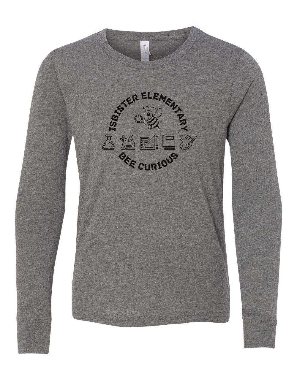 Isbister Bee Curious Youth Long Sleeve Bella+Canvas 3501Y