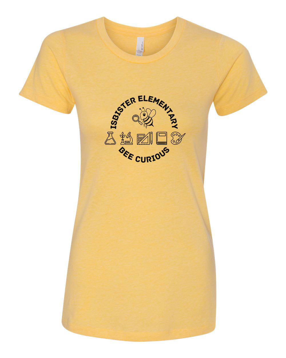 Isbister Bee Curious Adult Women's T-Shirt Next Level 6610