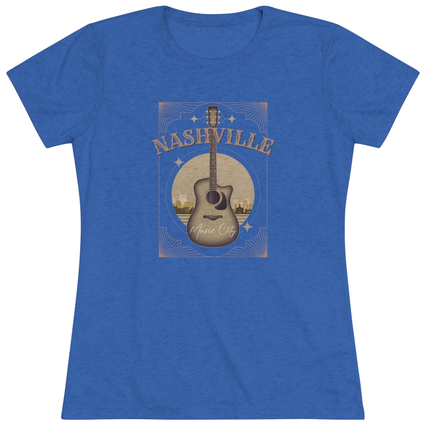 Nashville Music City Women's Tri-blend T-shirt