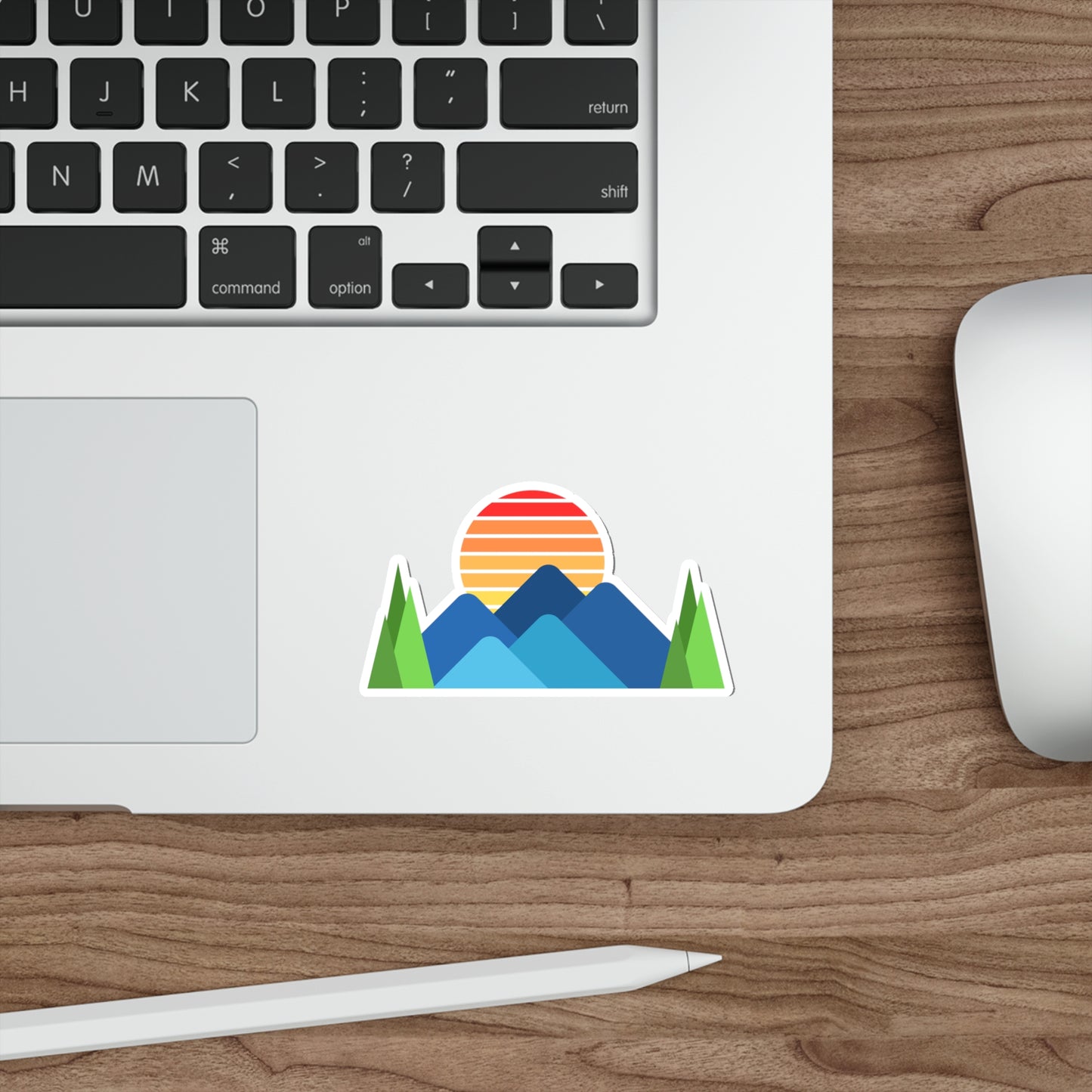 Blue Mountains Die-Cut Sticker