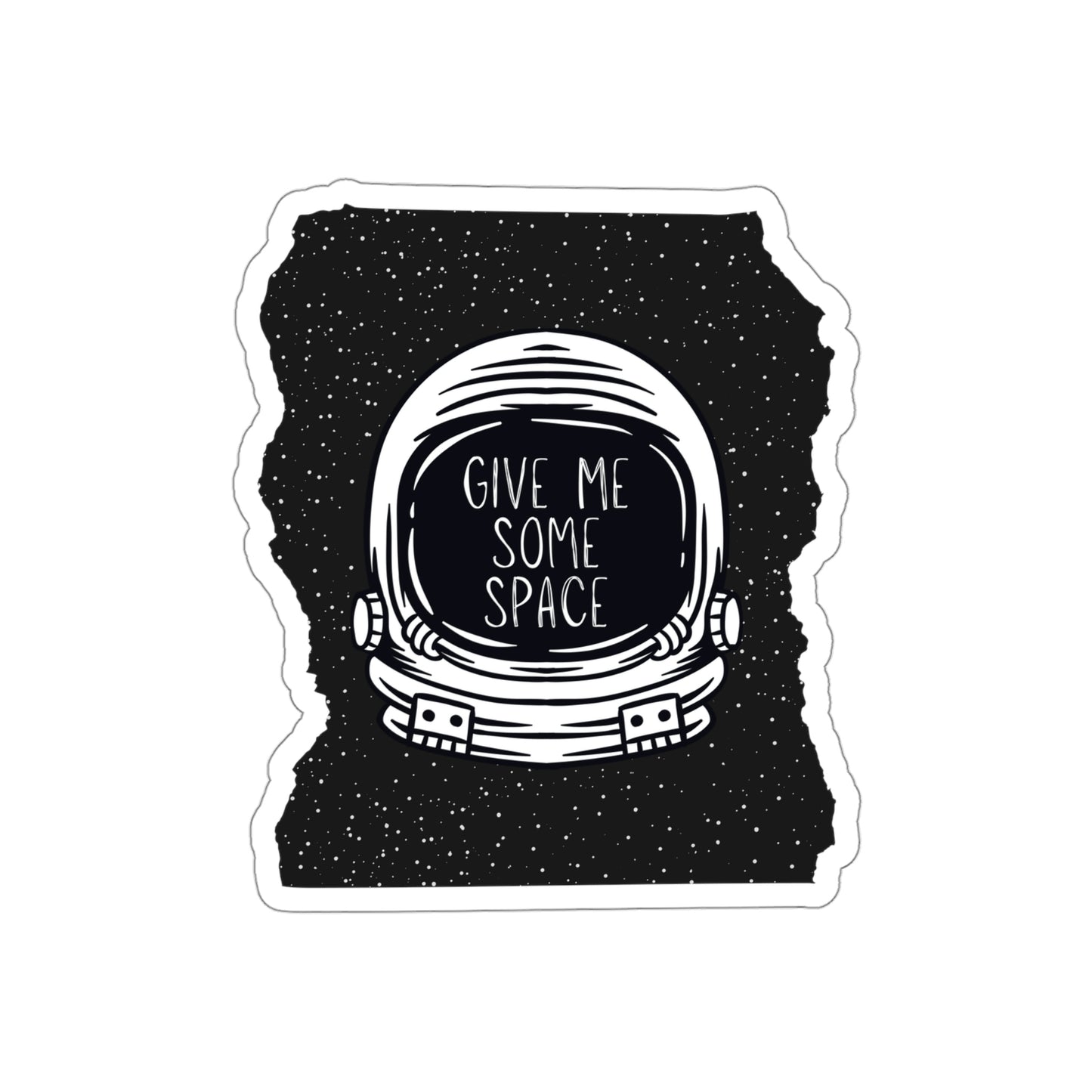 Give Me Some Space Astronaut Helmet Die-Cut Stickers
