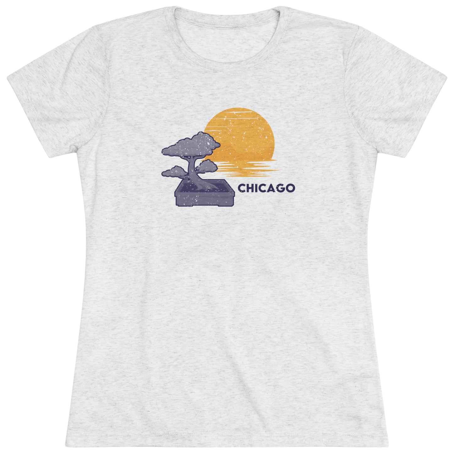 Chicago Bonsai Tree Women's Tri-blend T-shirt