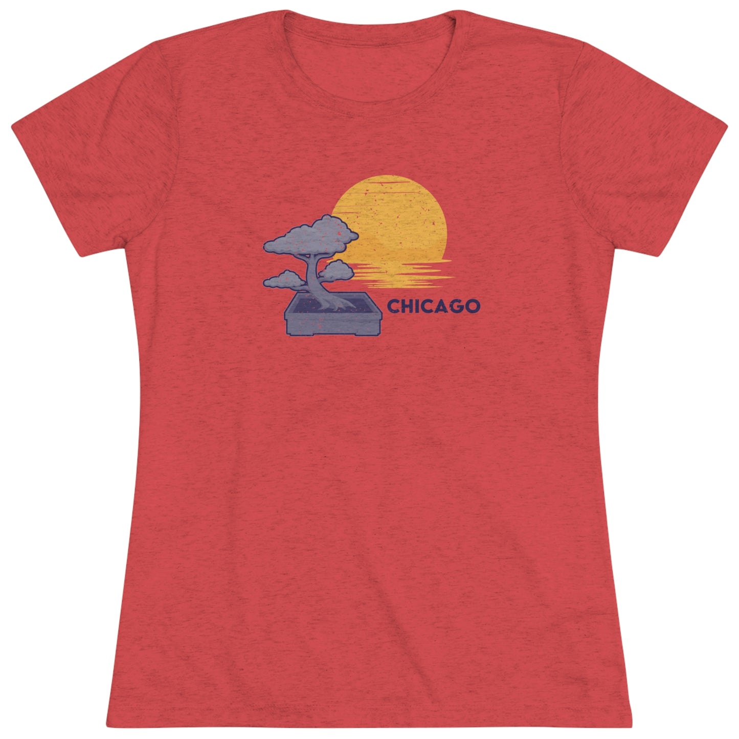Chicago Bonsai Tree Women's Tri-blend T-shirt
