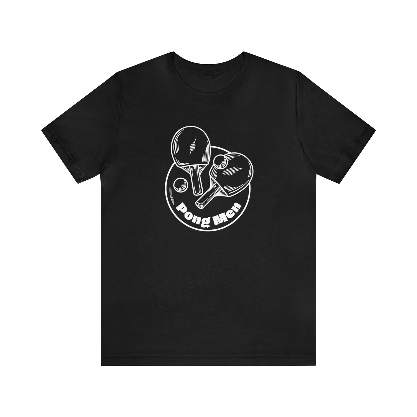 Pong Men Outline (Front Only) Unisex T-shirt