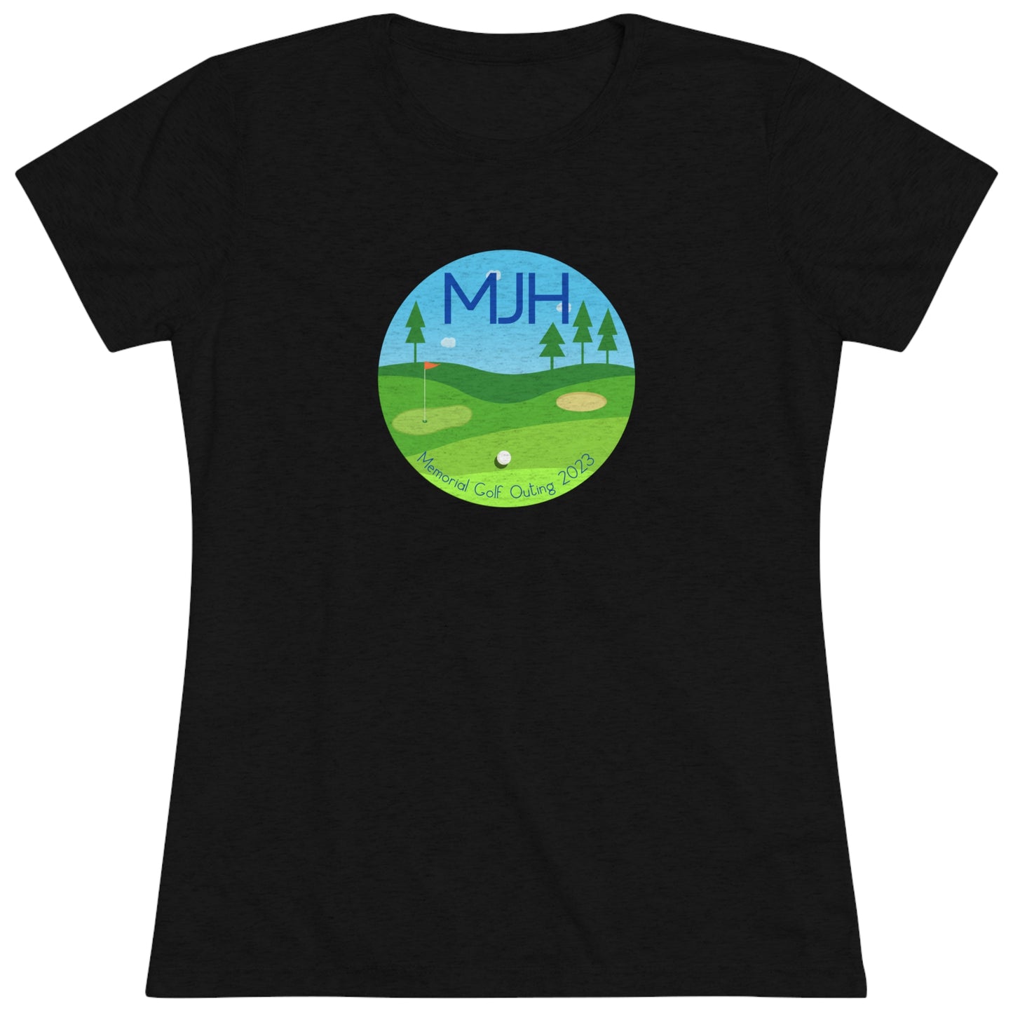 MJH Golf Course Women's Tri-blend T-shirt