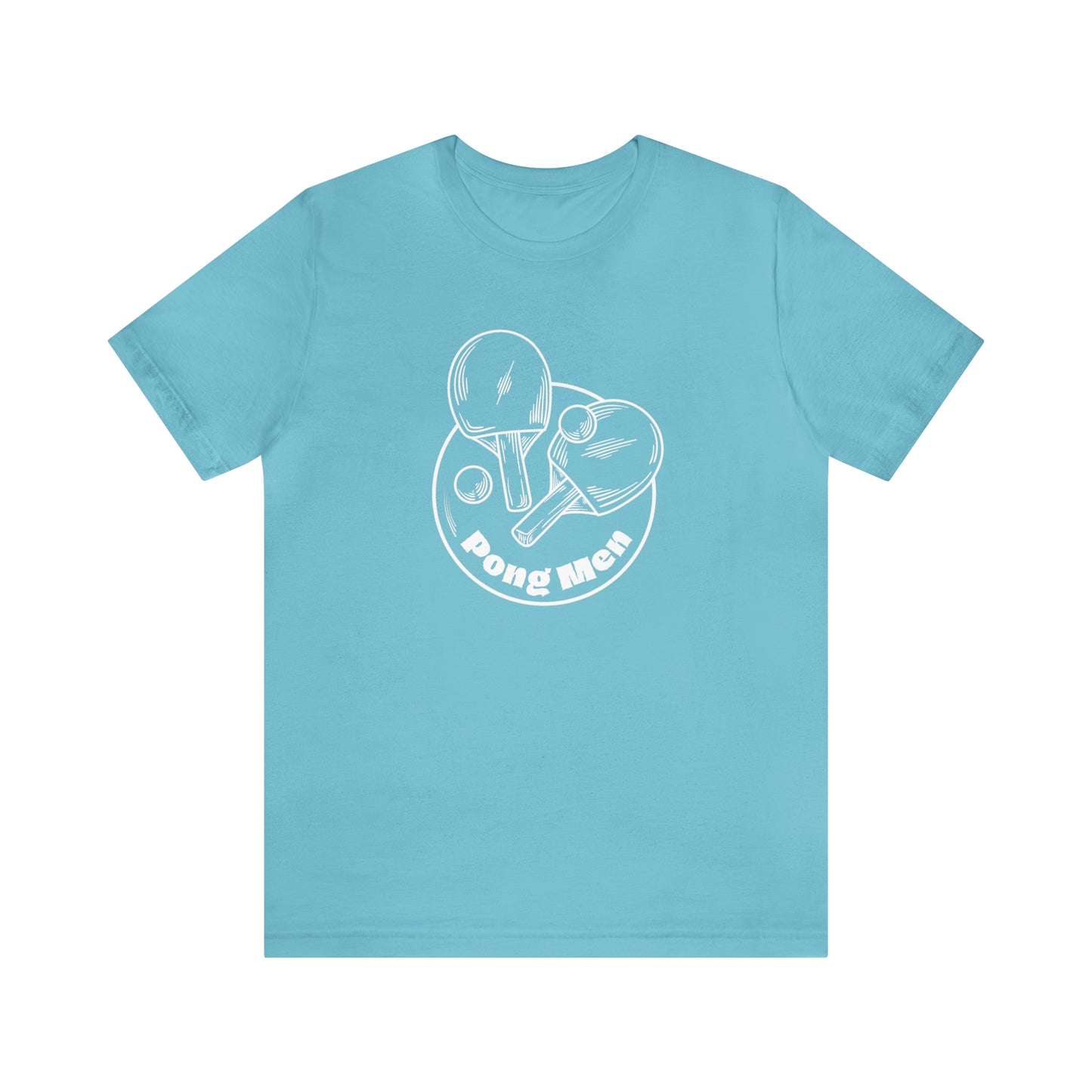 Pong Men Outline (Front Only) Unisex T-shirt