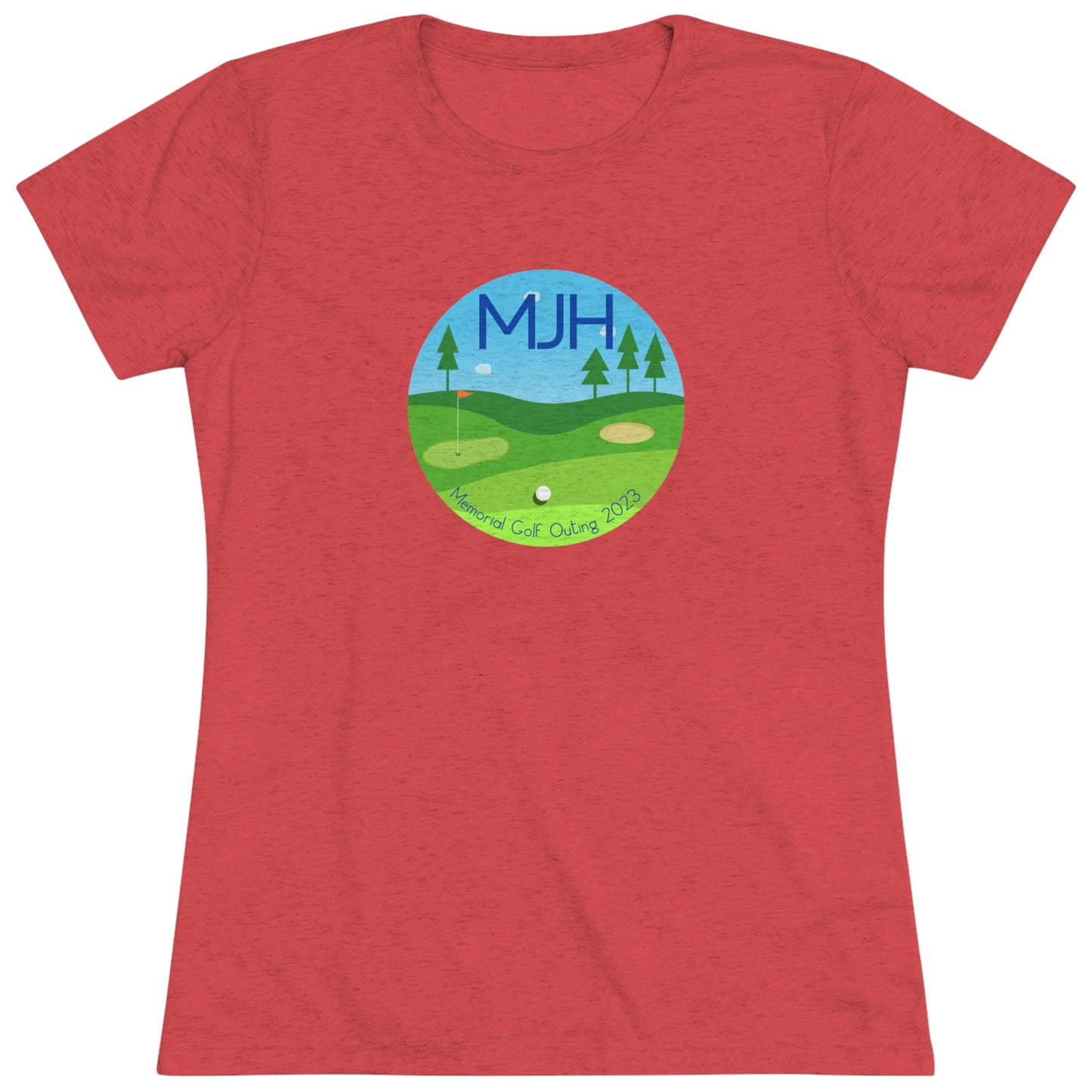 MJH Golf Course Women's Tri-blend T-shirt