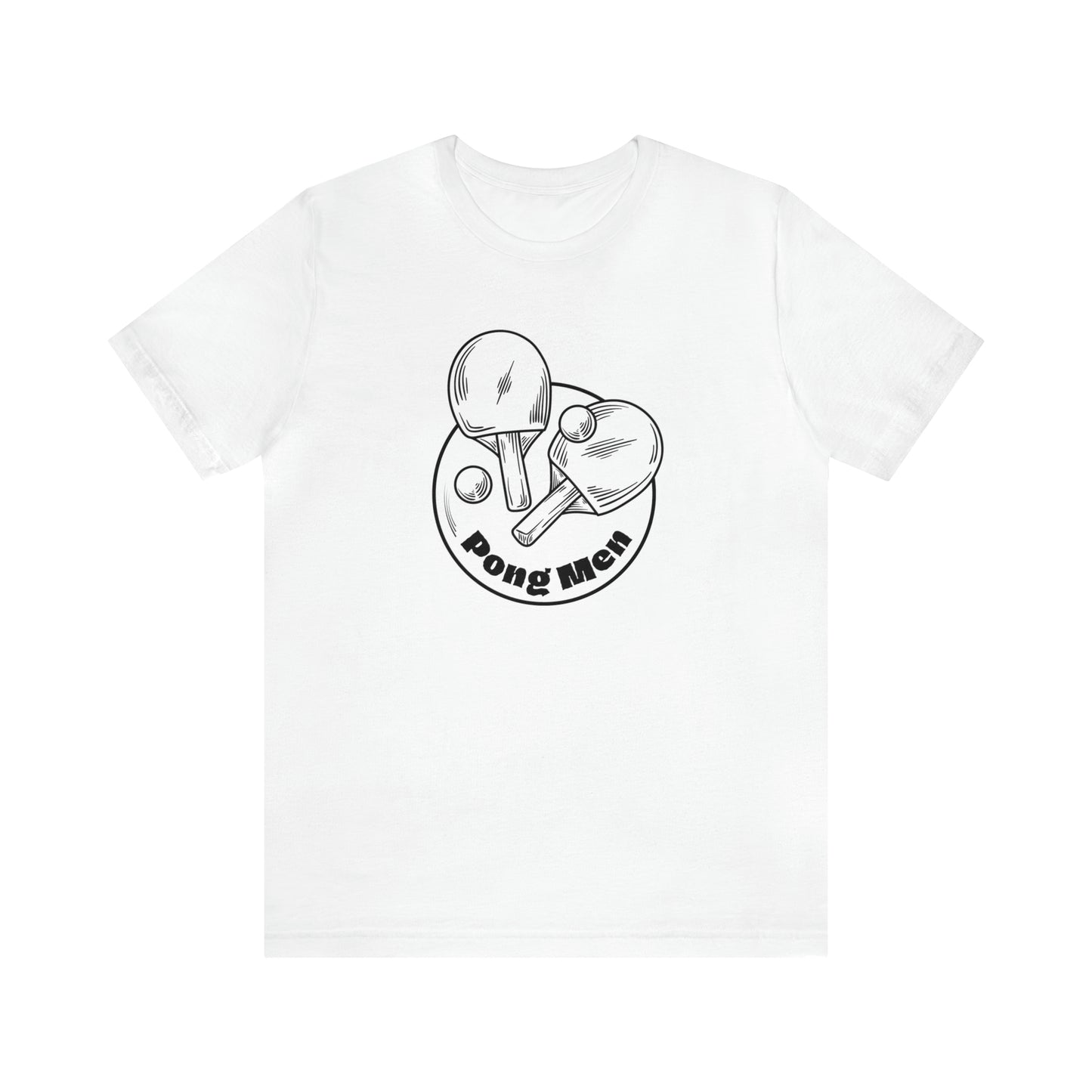 Pong Men Outline (Front Only) Unisex T-shirt