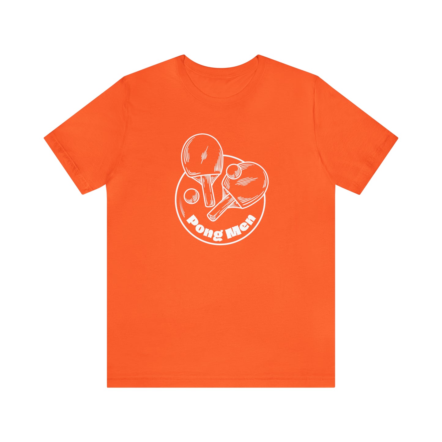 Pong Men Outline (Front Only) Unisex T-shirt