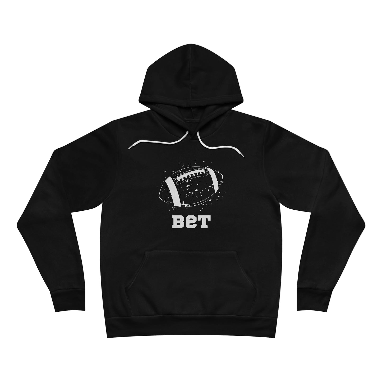 Bet - Football Unisex Adult Sponge Fleece Pullover Hoodie