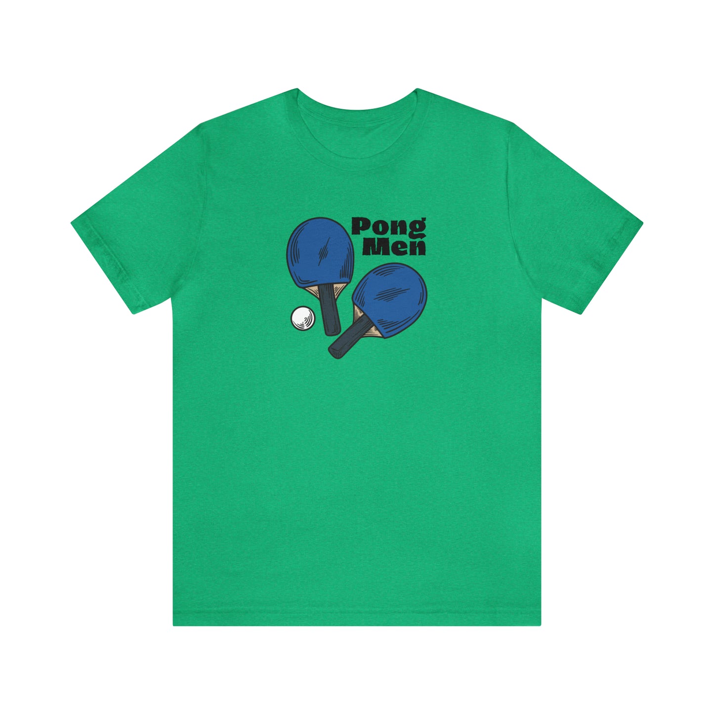 Pong Men Blue Paddle (Front Only) Unisex T-shirt