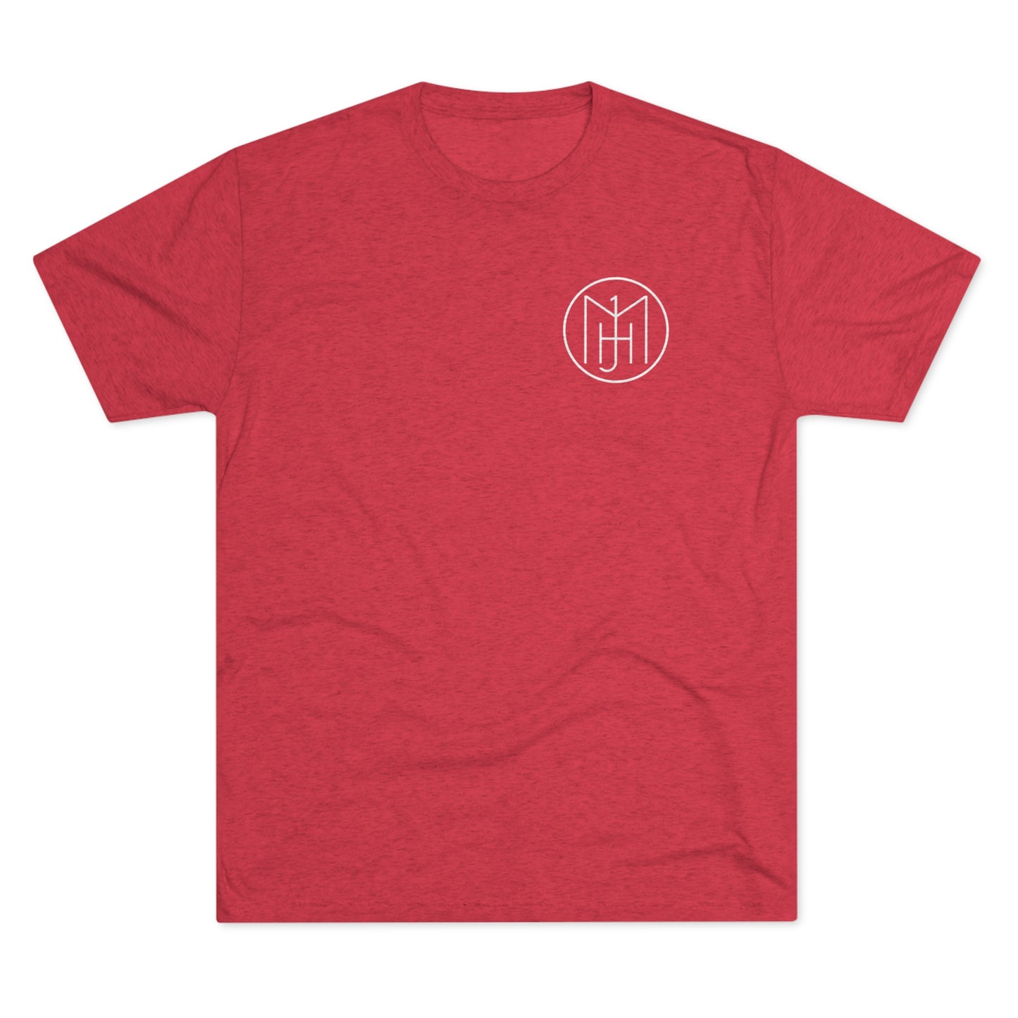 MJH Logo (Front) Backswing (Back) Unisex Tri-blend T-shirt