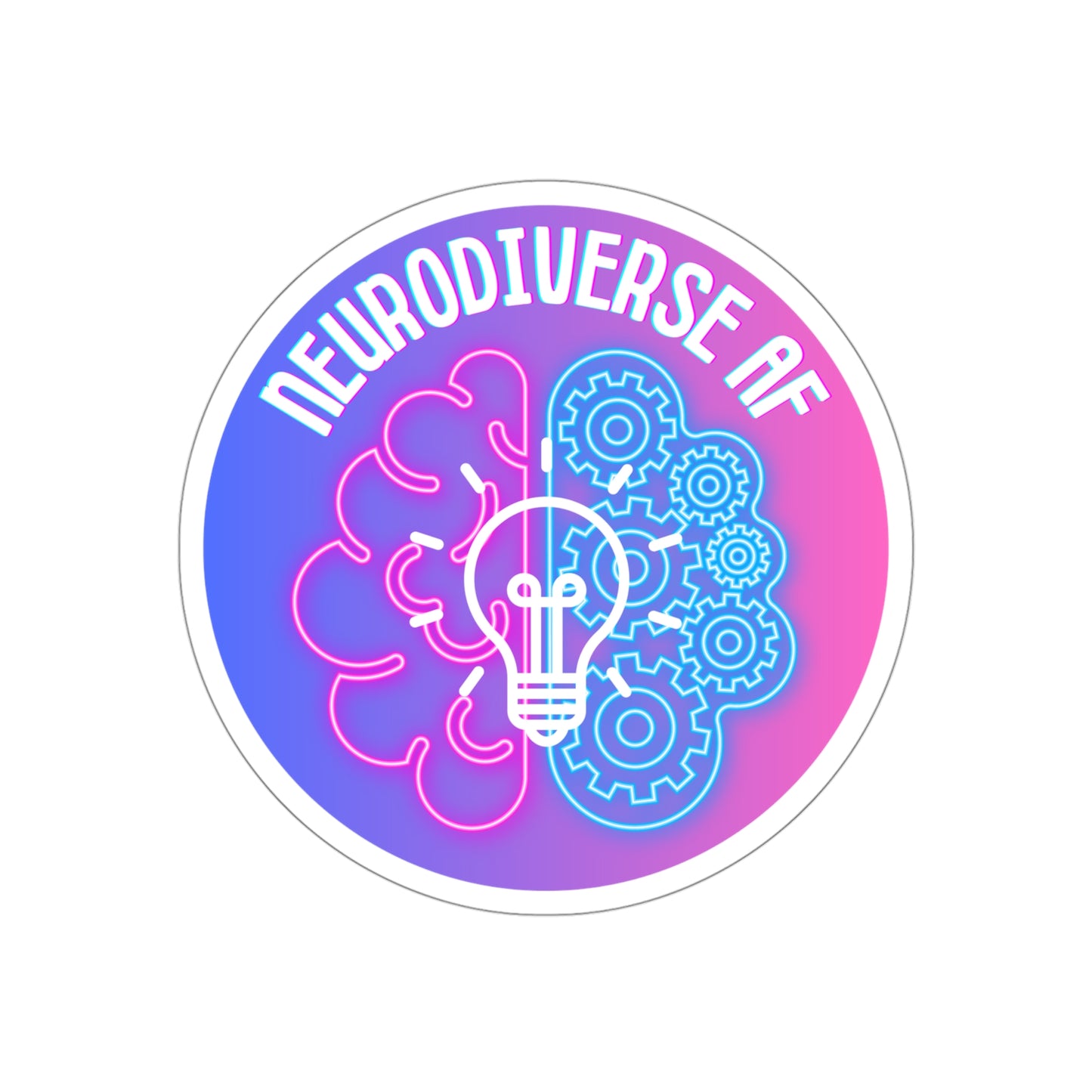 Neurodiverse AF Die-Cut Stickers