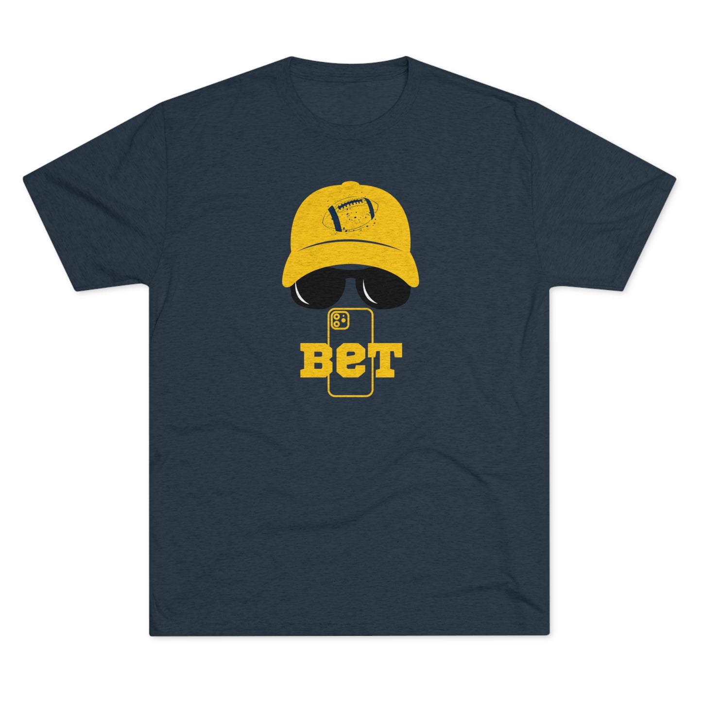 Bet - Conspicuous Dude Unisex Tri-blend Adult T-shirt