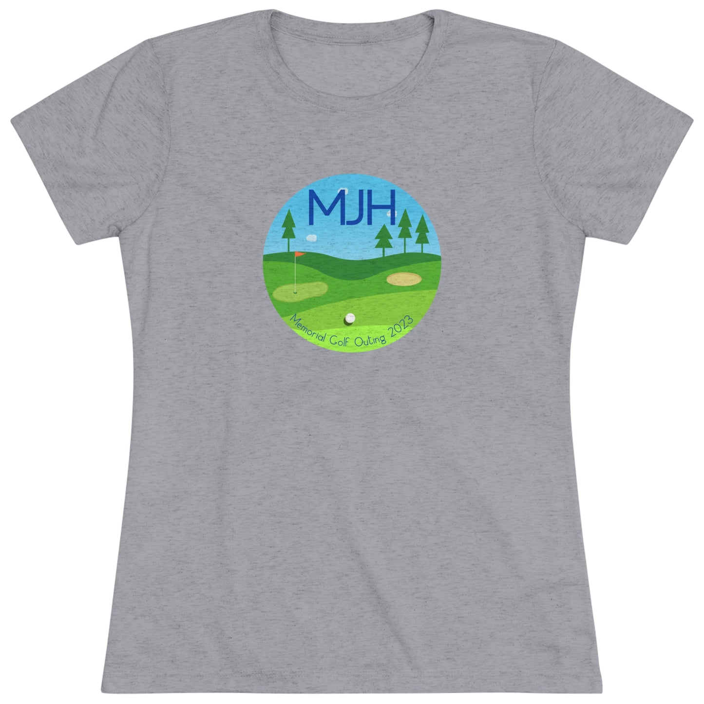 MJH Golf Course Women's Tri-blend T-shirt