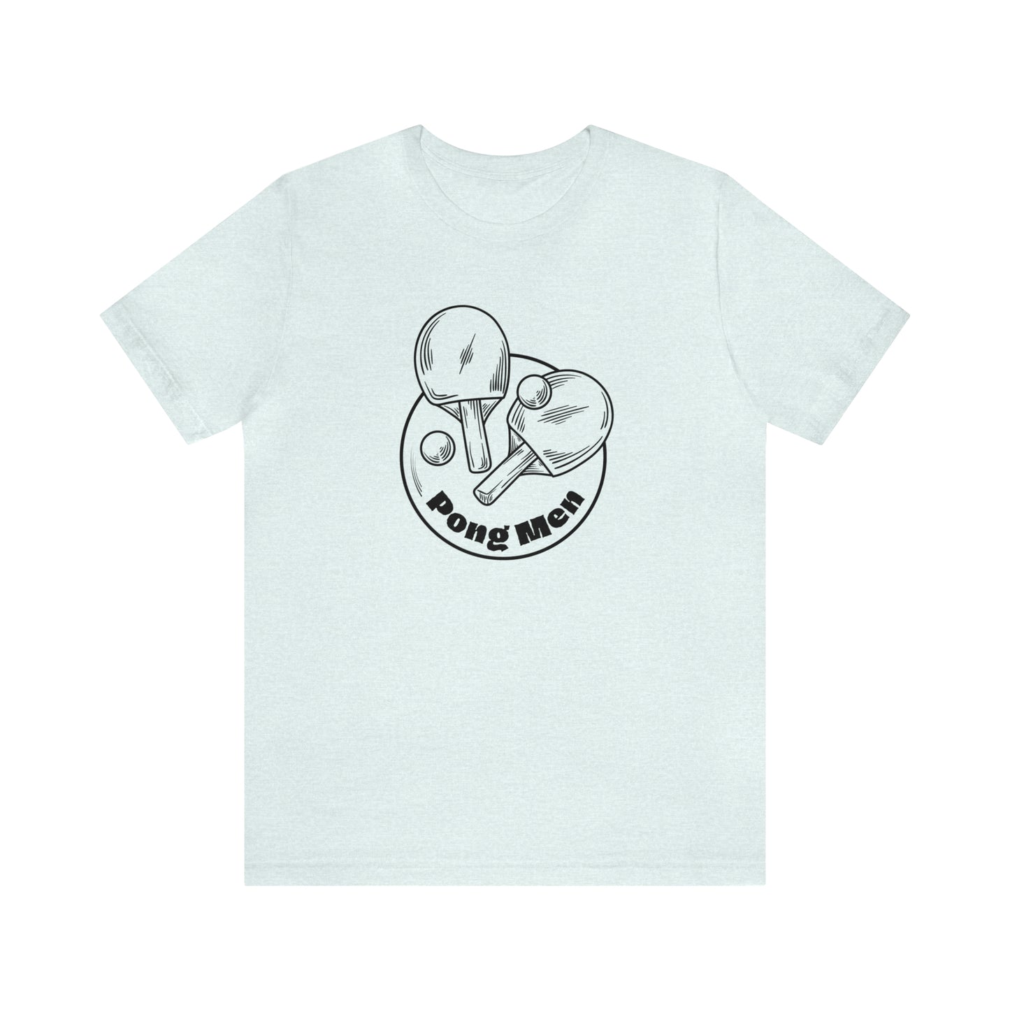 Pong Men Outline (Front Only) Unisex T-shirt