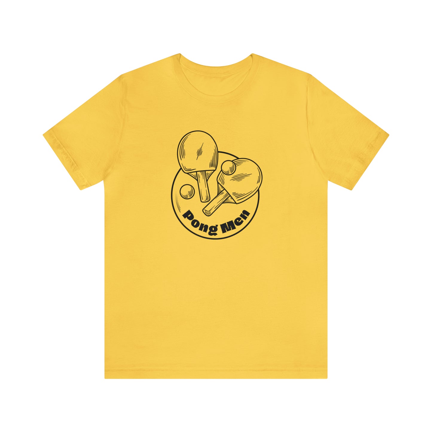 Pong Men Outline (Front Only) Unisex T-shirt