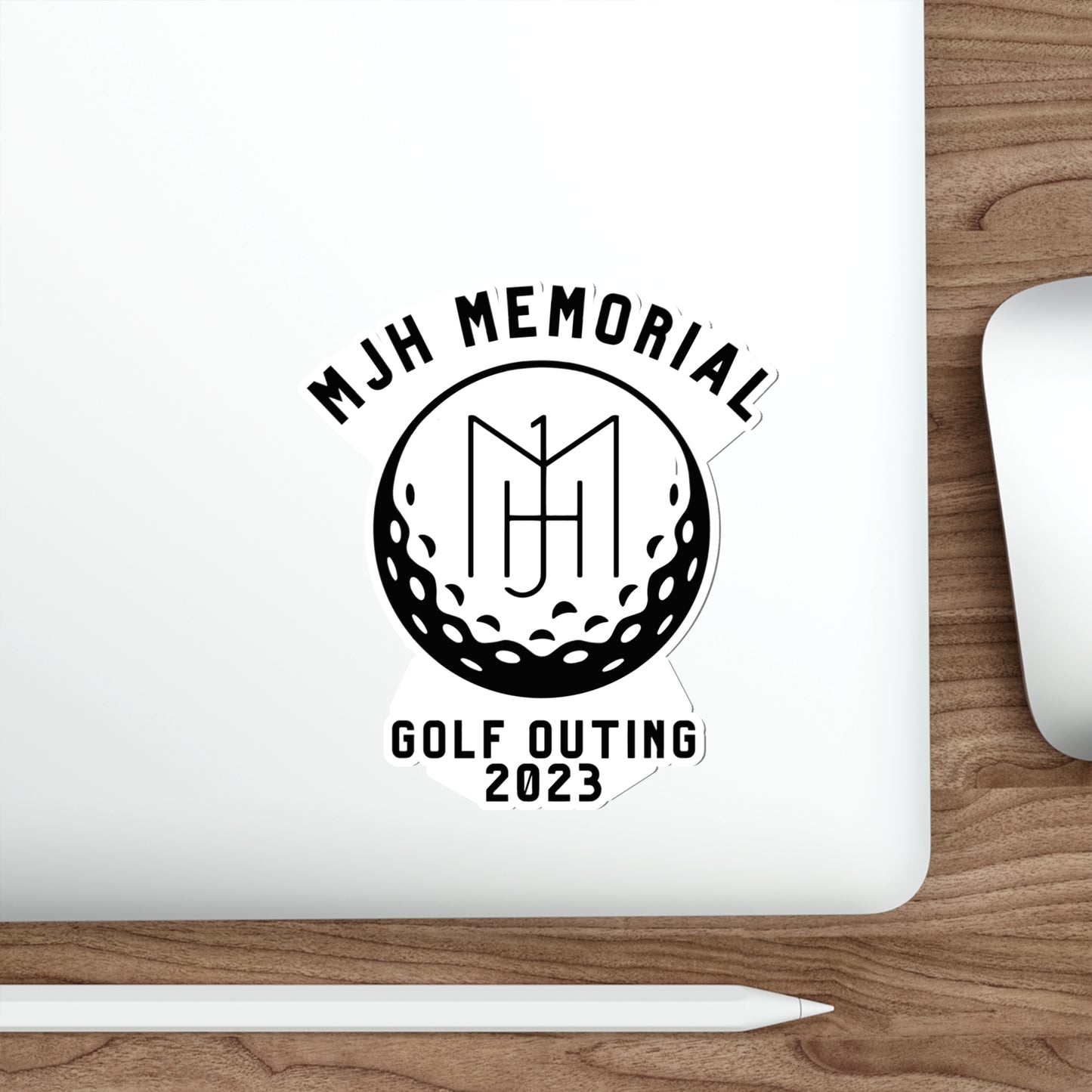 MJH Golf Logo Die-Cut Stickers