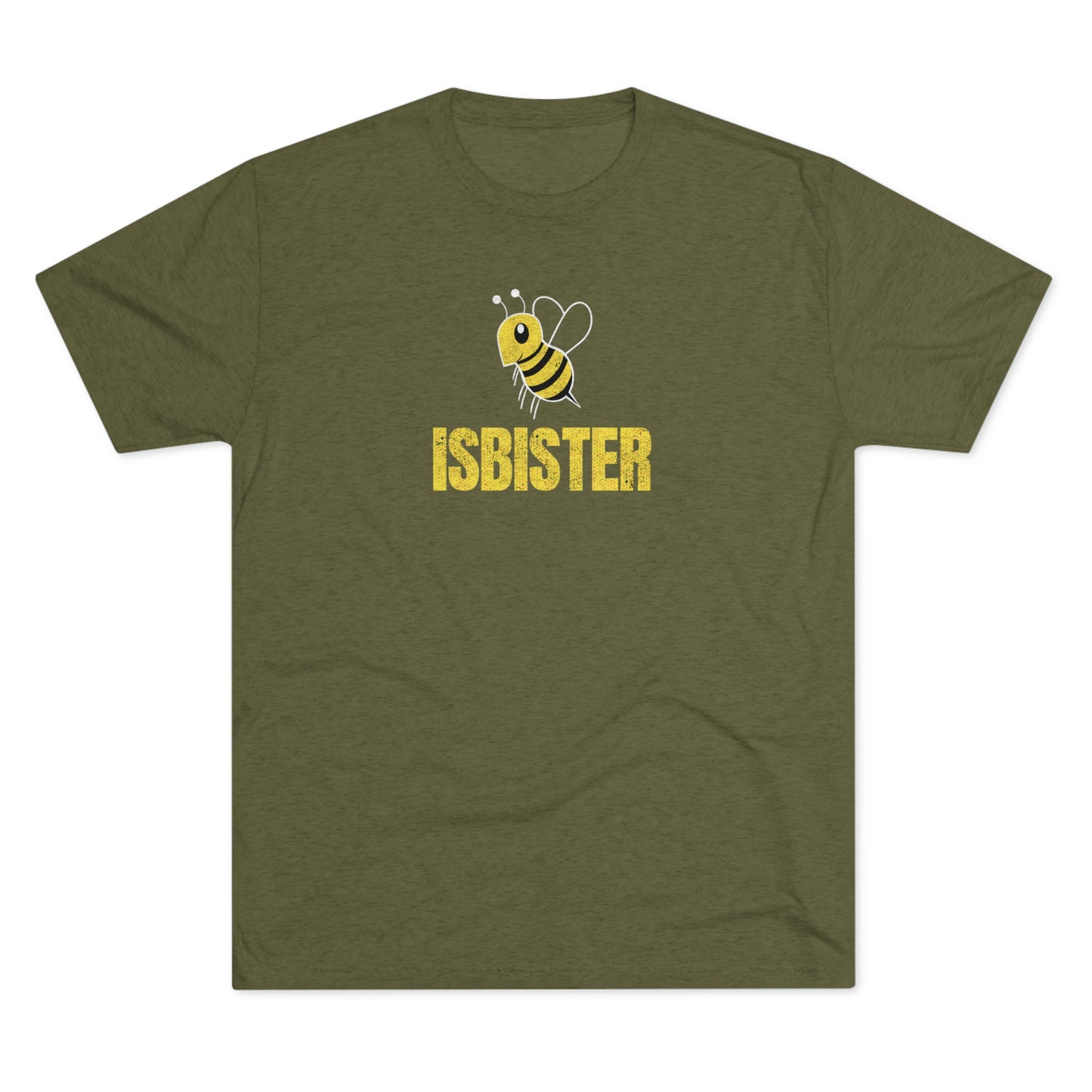 Isbister Honeycomb Bee Adult Unisex Tri-blend T-shirt