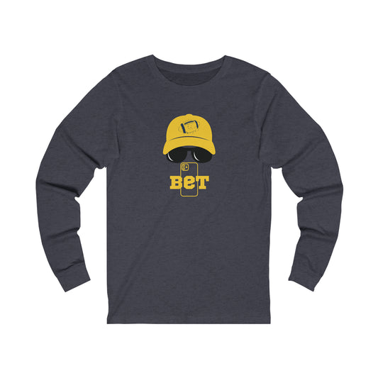 Bet - Conspicuous Dude Unisex Adult Jersey Long Sleeve Tee