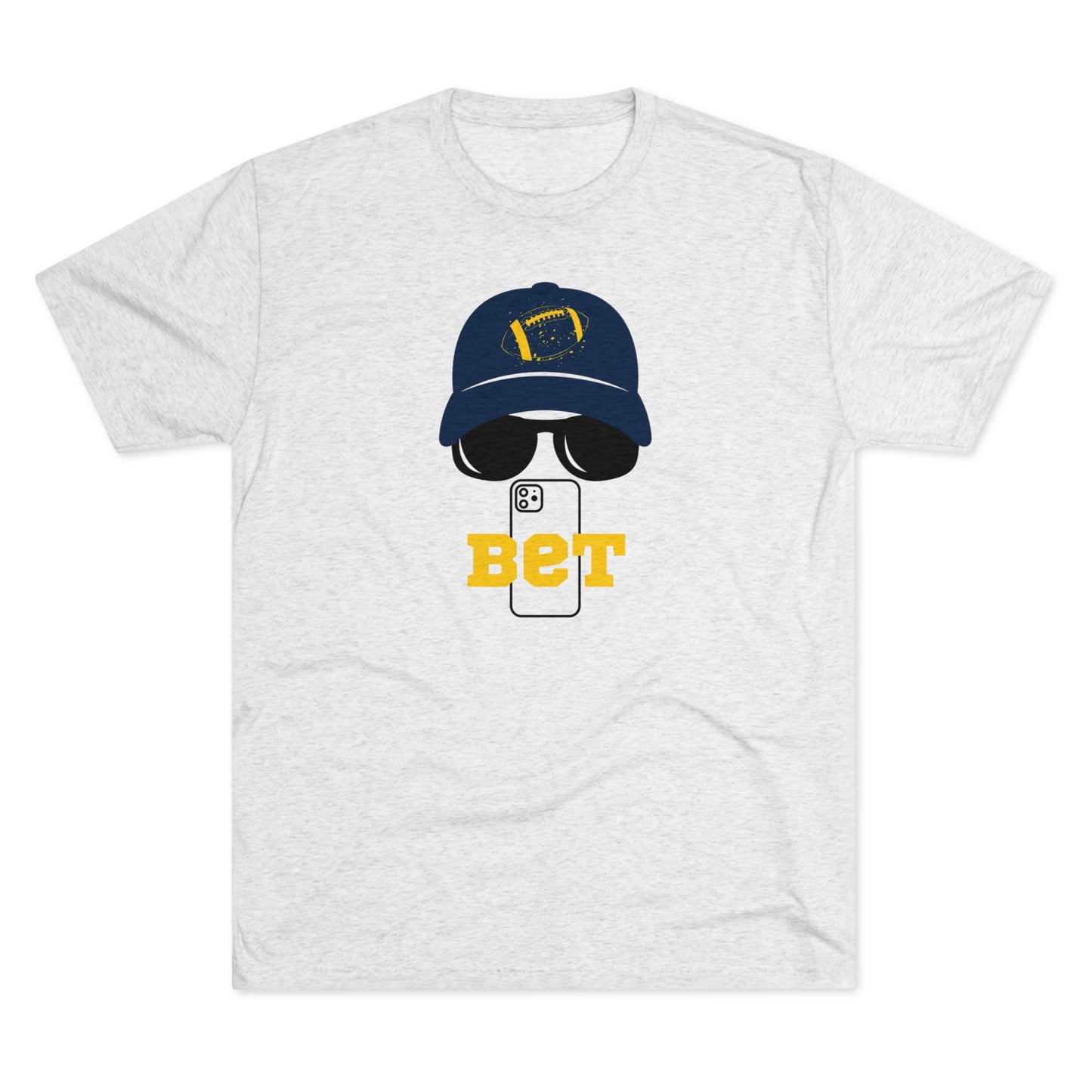 Bet - Conspicuous Dude Unisex Tri-blend Adult T-shirt