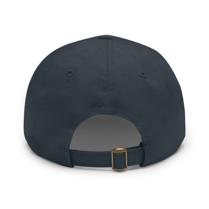 MJH Logo Dad Hat with Leather Patch (Round)