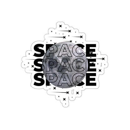 Copy of Space Moon Die-Cut Stickers