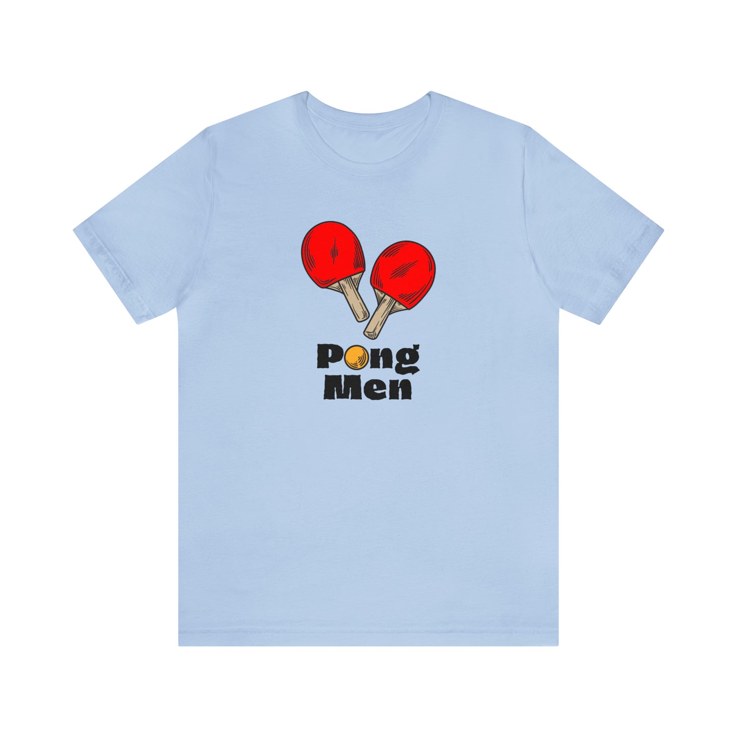 Pong Men Red Paddle (Front Only) Unisex T-shirt