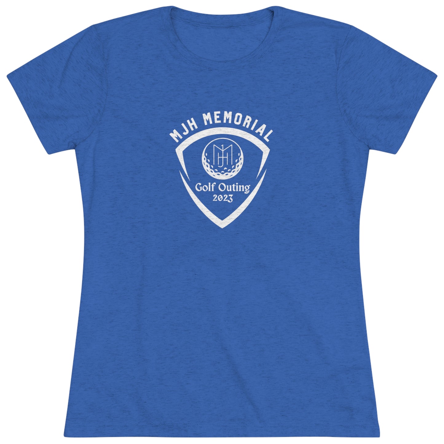 MJH Golf Shield Logo Women's Tri-blend T-shirt