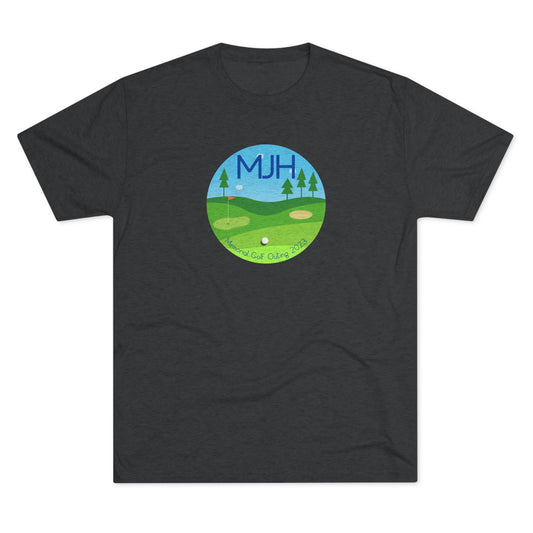 MJH Golf Course Unisex Tri-blend T-shirt